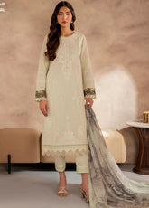 Zarif Embroidered Lawn 3 Piece Unstitched Suit ZF25EL D-08 ROOHAL