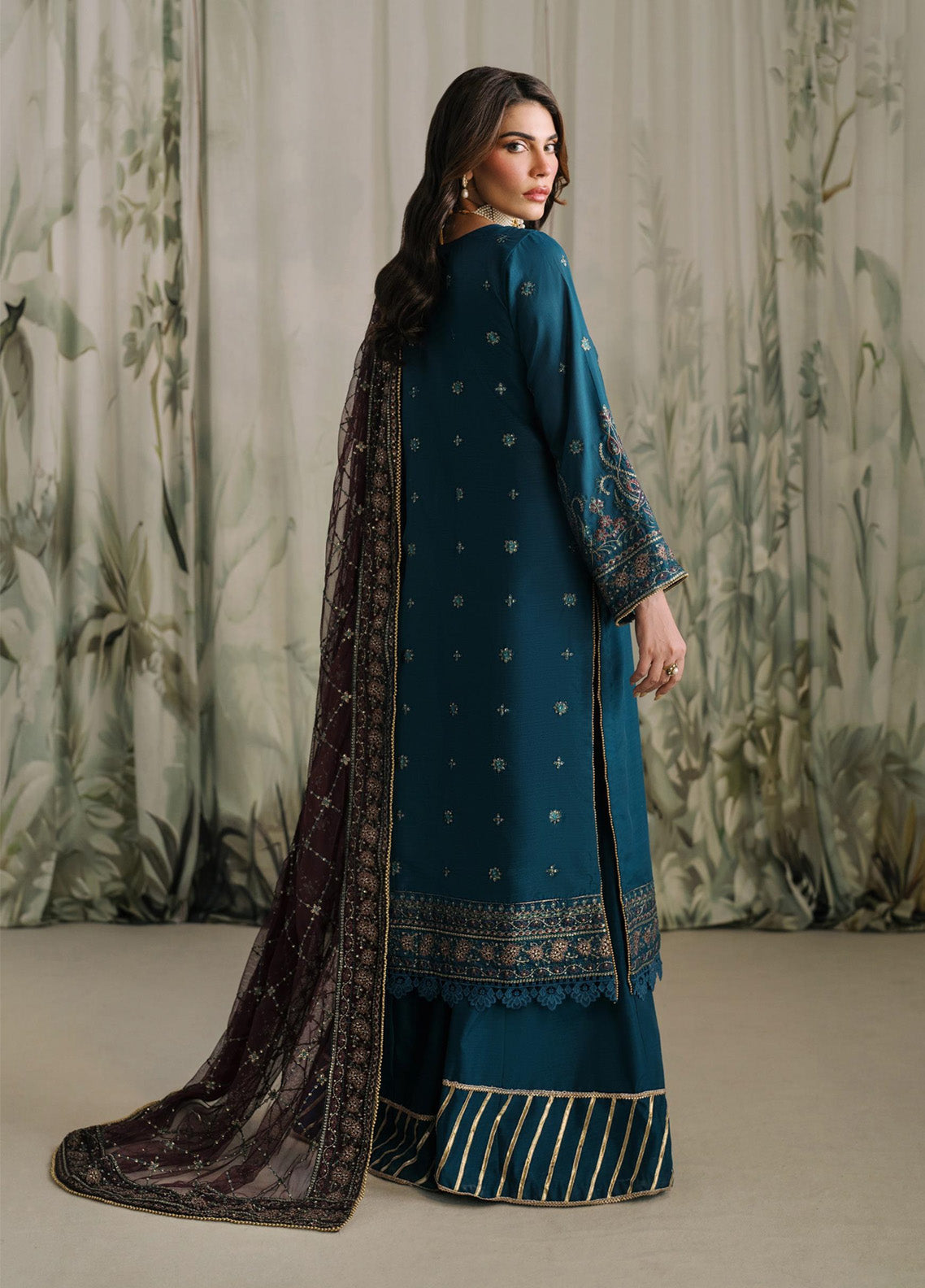 Zarif Embroidered Raw Silk 3 Piece Unstitched Suit ZF24RS ZRF-RW-03 REENA Zarif Embroidered Raw Silk 3 Piece Unstitched Suit ZF24RS ZRF-RW-03 REENA