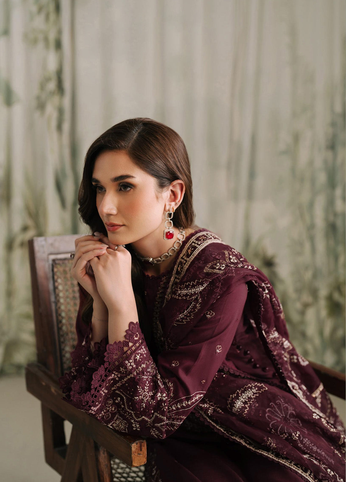 Zarif Embroidered Raw Silk 3 Piece Unstitched Suit ZF24RS ZRF-RW-04 LIANA Zarif Embroidered Raw Silk 3 Piece Unstitched Suit ZF24RS ZRF-RW-04 LIANA