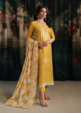 Zarif Embroidered Raw Silk 3 Piece Unstitched Suit ZF24RS ZRF-RW-06 AZAL