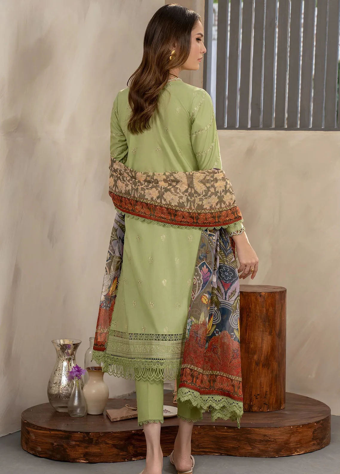Zarif Festive Embroidered Lawn 3 Piece Unstitched Suit ZF24F ZFL-04 SENIHA Zarif Festive Embroidered Lawn 3 Piece Unstitched Suit ZF24F ZFL-04 SENIHA