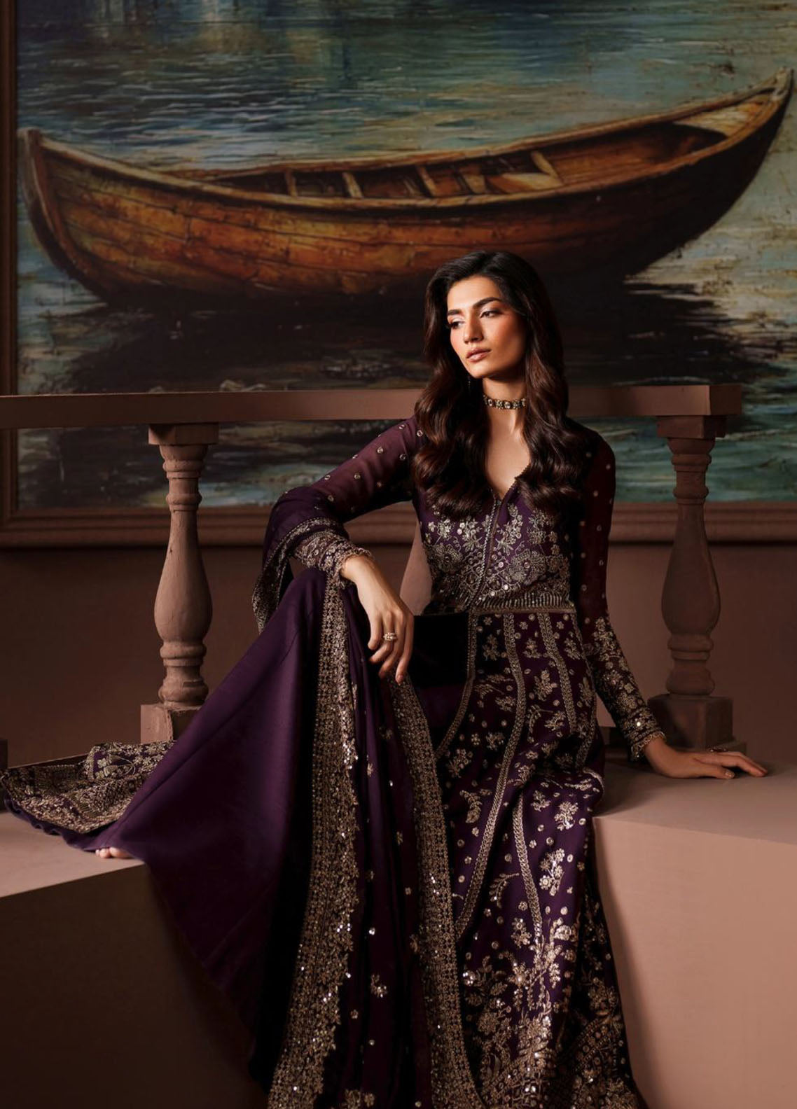 Zarif Premium Embroidered Chiffon 3 Piece Unstitched Suit ZF25SFE D-PRC-01 IRELEEN Zarif Premium Embroidered Chiffon 3 Piece Unstitched Suit ZF25SFE D-PRC-01 IRELEEN