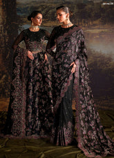 Zarif Premium Embroidered Chiffon 3 Piece Unstitched Suit ZF25SFE D-PRC-04 VICTORIA