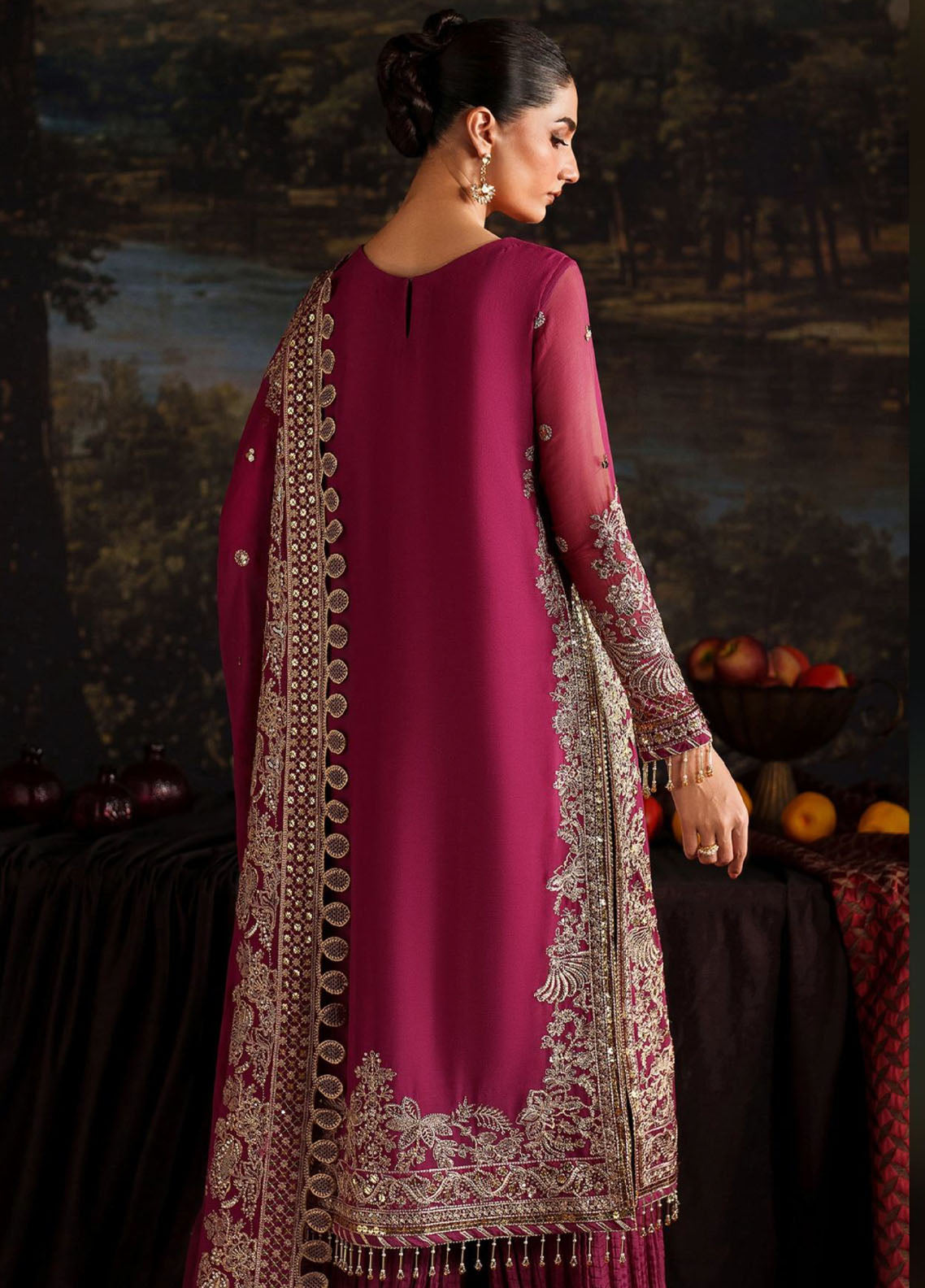 Zarif Premium Embroidered Chiffon 3 Piece Unstitched Suit ZF25SFE D-PRC-05 ADELLE Zarif Premium Embroidered Chiffon 3 Piece Unstitched Suit ZF25SFE D-PRC-05 ADELLE