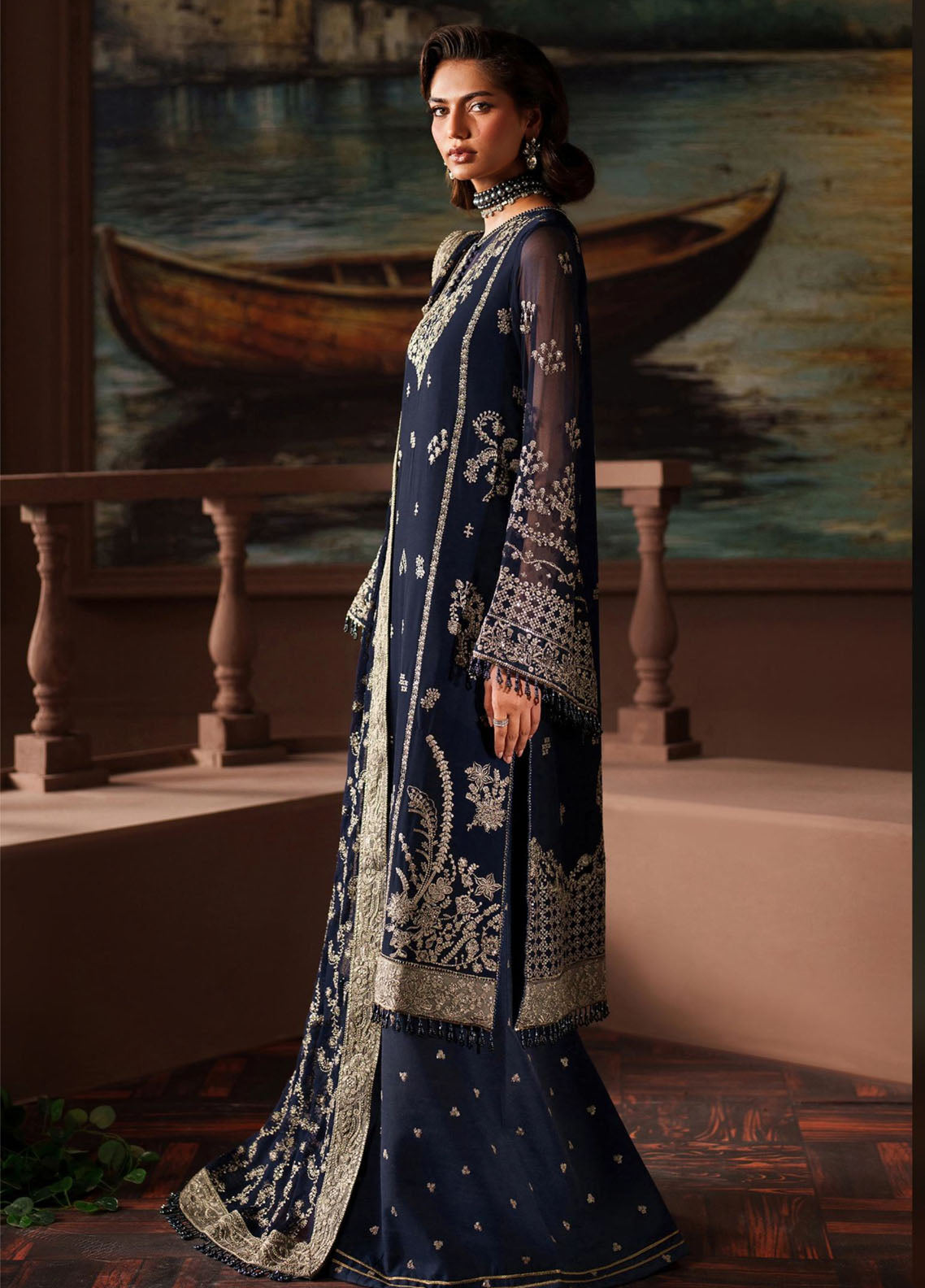 Zarif Premium Embroidered Chiffon 3 Piece Unstitched Suit ZF25SFE D-PRC-06 FELICIA Zarif Premium Embroidered Chiffon 3 Piece Unstitched Suit ZF25SFE D-PRC-06 FELICIA