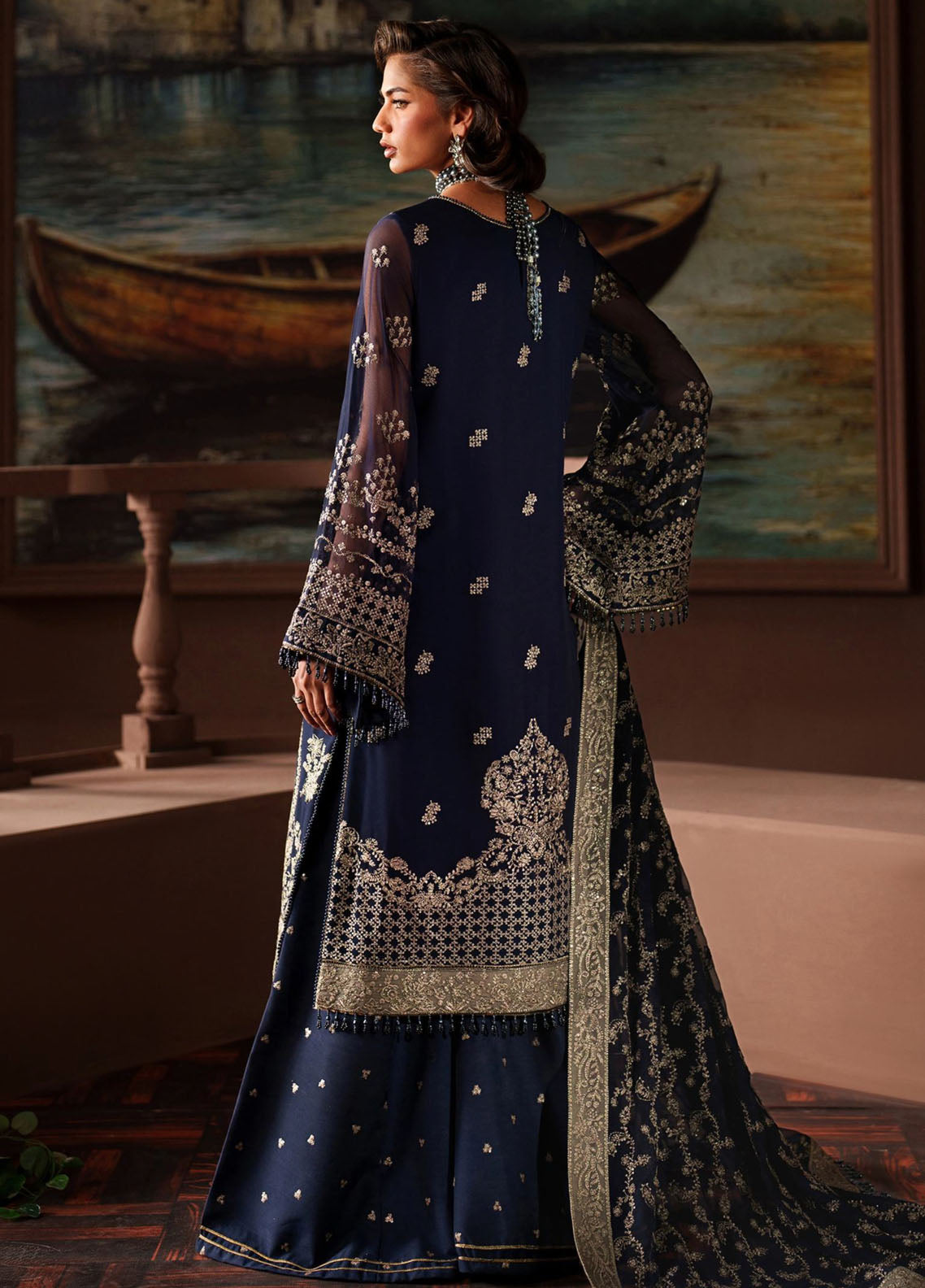 Zarif Premium Embroidered Chiffon 3 Piece Unstitched Suit ZF25SFE D-PRC-06 FELICIA Zarif Premium Embroidered Chiffon 3 Piece Unstitched Suit ZF25SFE D-PRC-06 FELICIA