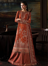 Zarif Premium Embroidered Chiffon 3 Piece Unstitched Suit ZF25SFE D-PRC-07 ELEONORE