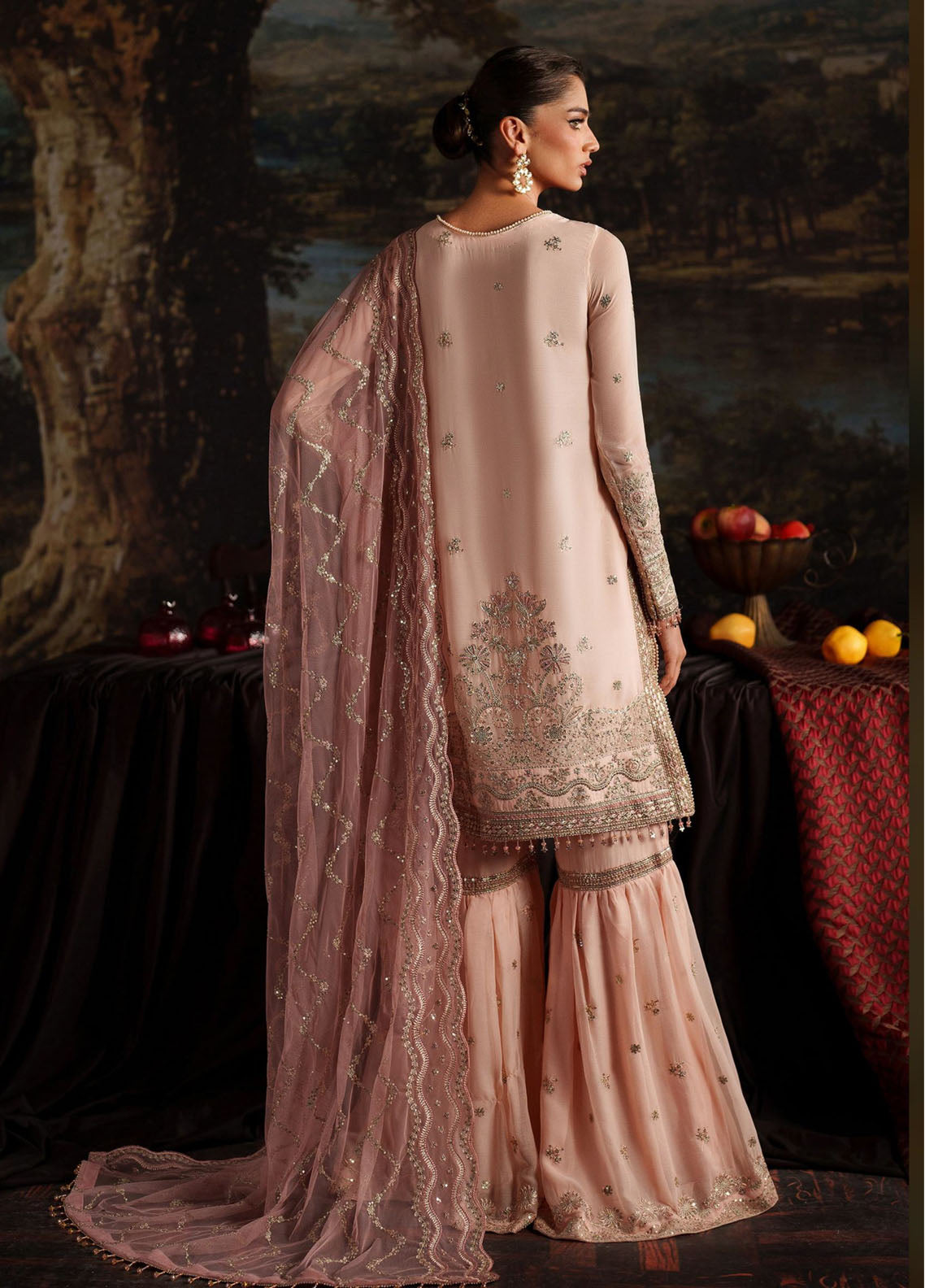 Zarif Premium Embroidered Chiffon 3 Piece Unstitched Suit ZF25SFE D-PRC-08 LUCIA Zarif Premium Embroidered Chiffon 3 Piece Unstitched Suit ZF25SFE D-PRC-08 LUCIA