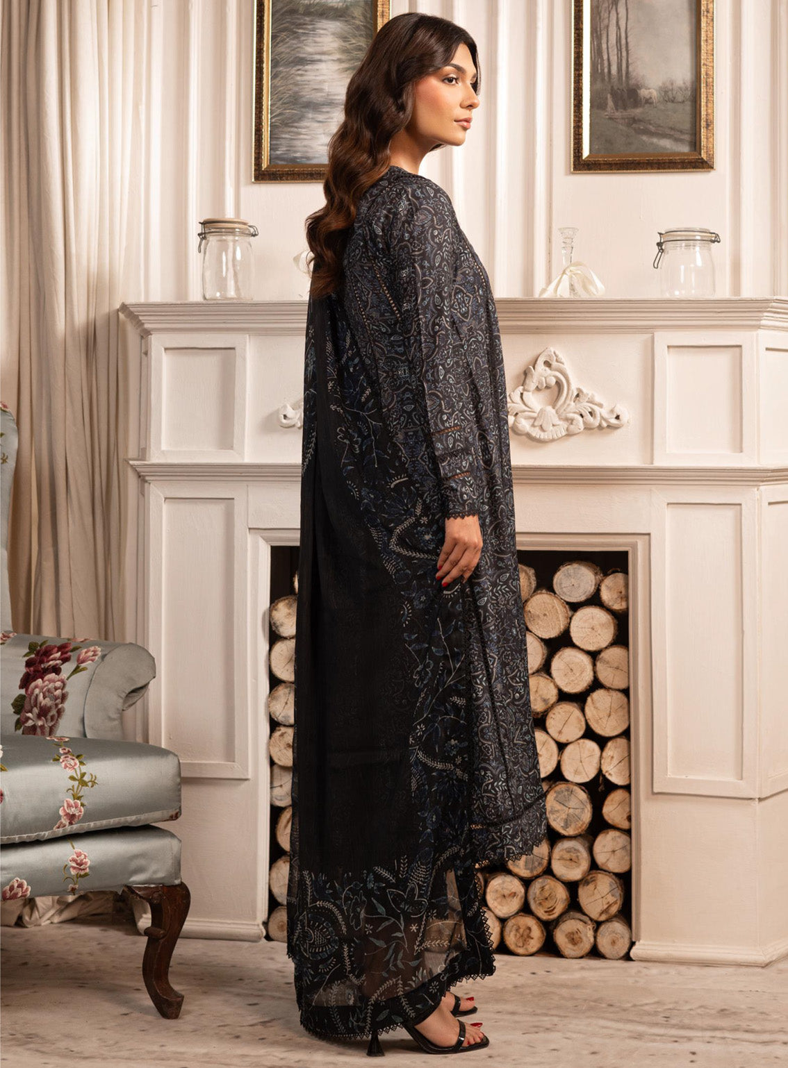 Zarif Printed Poly Cambric 3 Piece Unstitched Suit ZF24PC ZPC03 FRIEDA Zarif Printed Poly Cambric 3 Piece Unstitched Suit ZF24PC ZPC03 FRIEDA