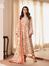 Zarif Printed Poly Cambric 3 Piece Unstitched Suit ZF24PC ZPC05 MIRA