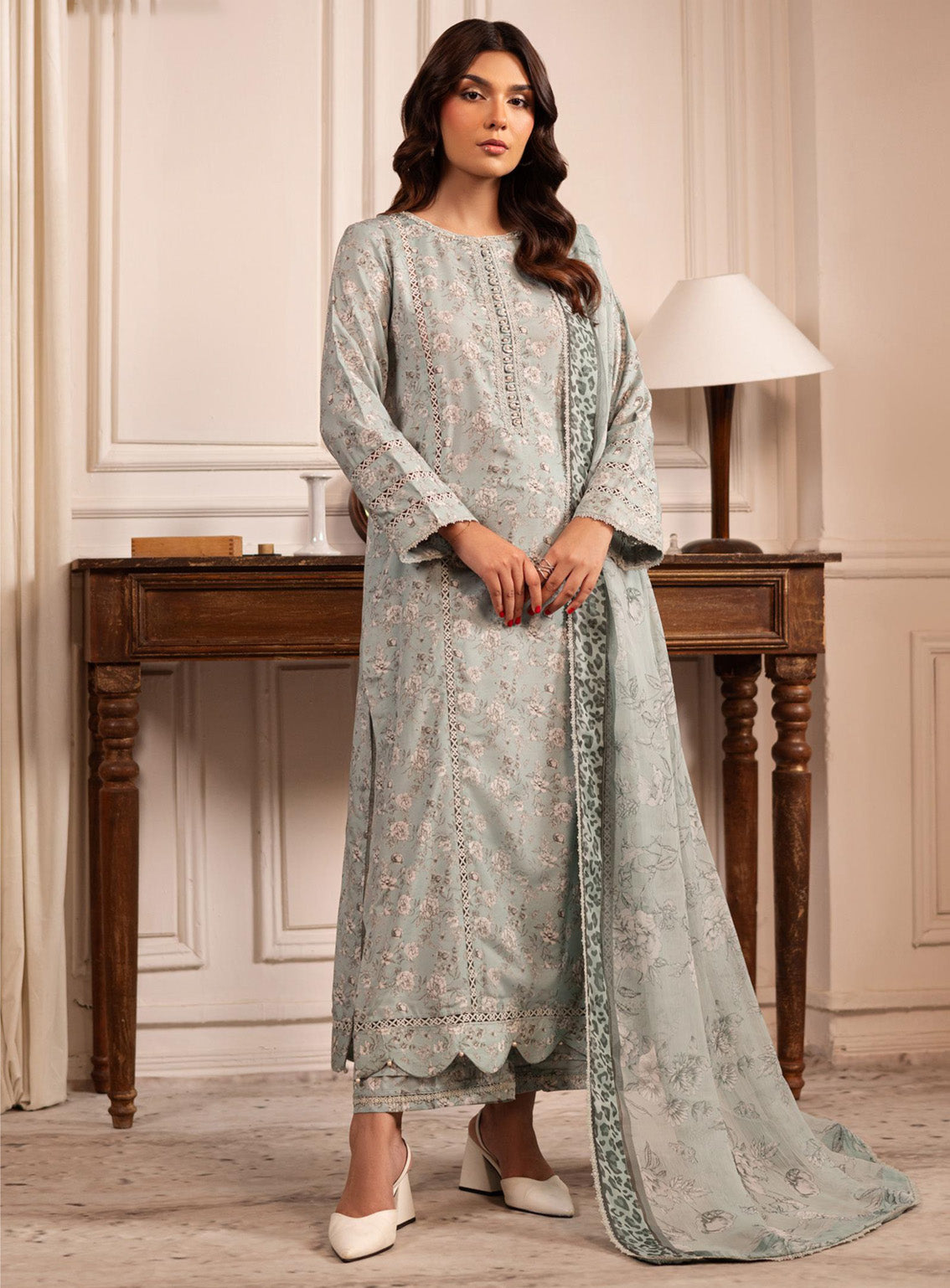 Zarif Printed Poly Cambric 3 Piece Unstitched Suit ZF24PC ZPC06 AIDEN Zarif Printed Poly Cambric 3 Piece Unstitched Suit ZF24PC ZPC06 AIDEN