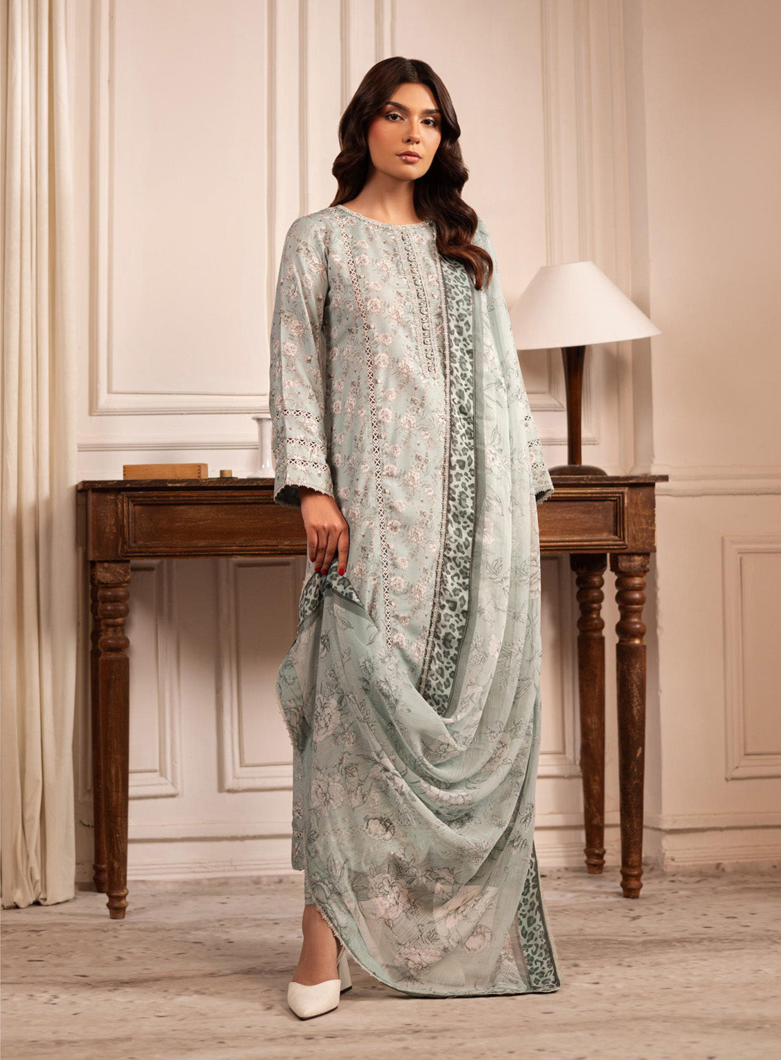 Zarif Printed Poly Cambric 3 Piece Unstitched Suit ZF24PC ZPC06 AIDEN Zarif Printed Poly Cambric 3 Piece Unstitched Suit ZF24PC ZPC06 AIDEN