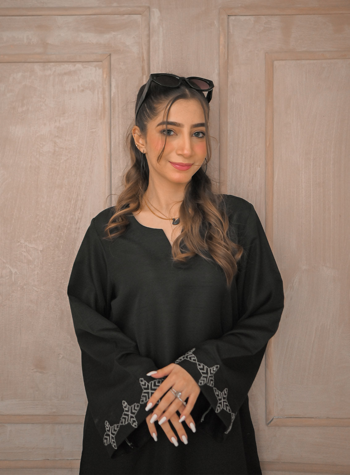 Zauk Embroidered Raw Silk 2 Piece Stitched Suit ZK24RTW D-SMOKY BLACK Zauk Embroidered Raw Silk 2 Piece Stitched Suit ZK24RTW D-SMOKY BLACK
