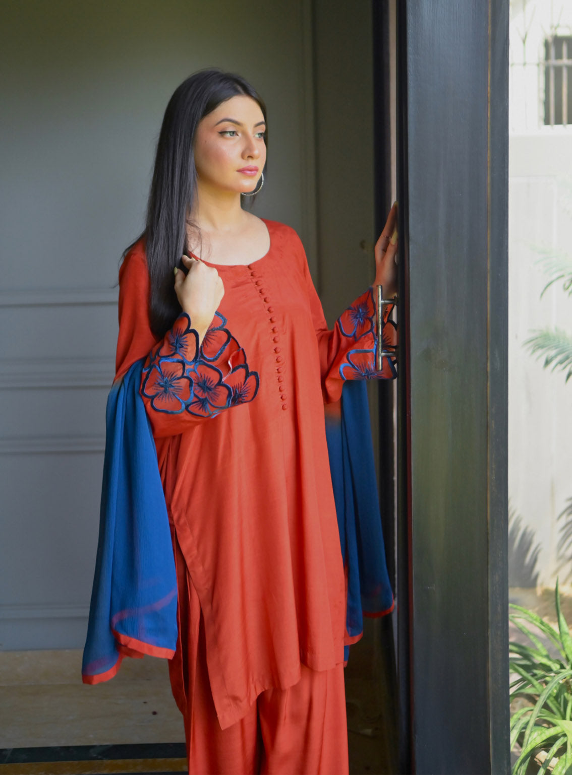 Zauk Embroidered Raw Silk 3 Piece Stitched Suit ZK24RTW D-BLOSSOM Zauk Embroidered Raw Silk 3 Piece Stitched Suit ZK24RTW D-BLOSSOM