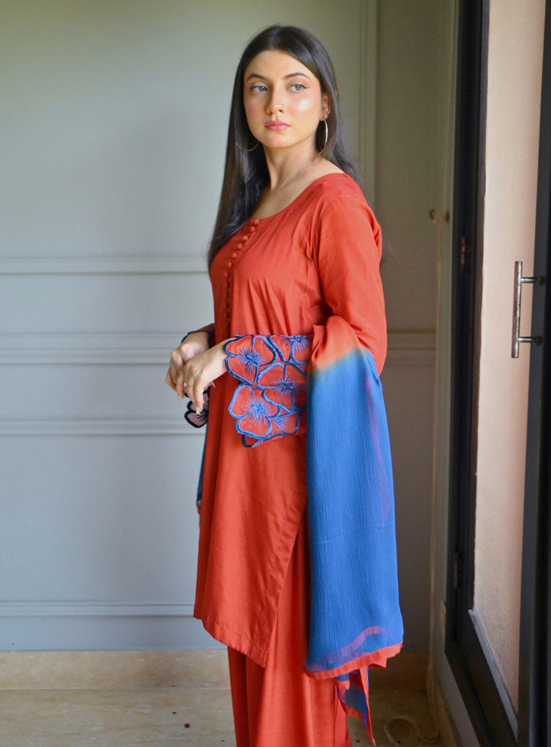 Zauk Embroidered Raw Silk 3 Piece Stitched Suit ZK24RTW D-BLOSSOM Zauk Embroidered Raw Silk 3 Piece Stitched Suit ZK24RTW D-BLOSSOM