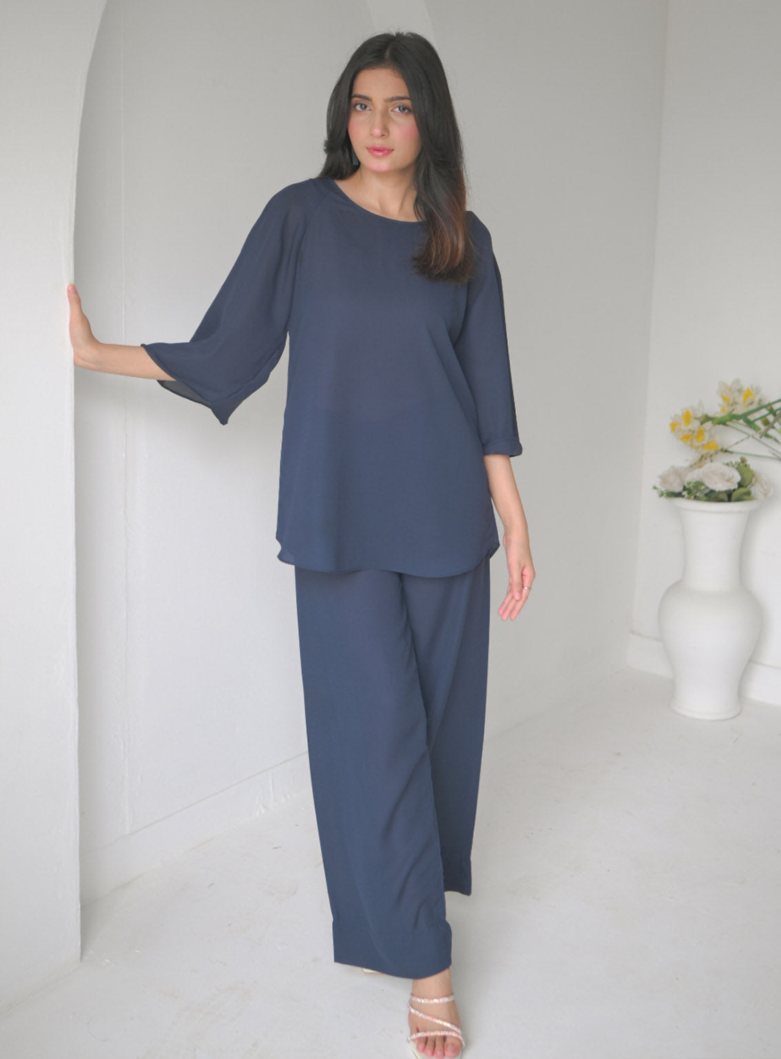 Zauk Printed Georgette 2 Piece Stitched Suit ZK24RTW D-AQUA Zauk Printed Georgette 2 Piece Stitched Suit ZK24RTW D-AQUA