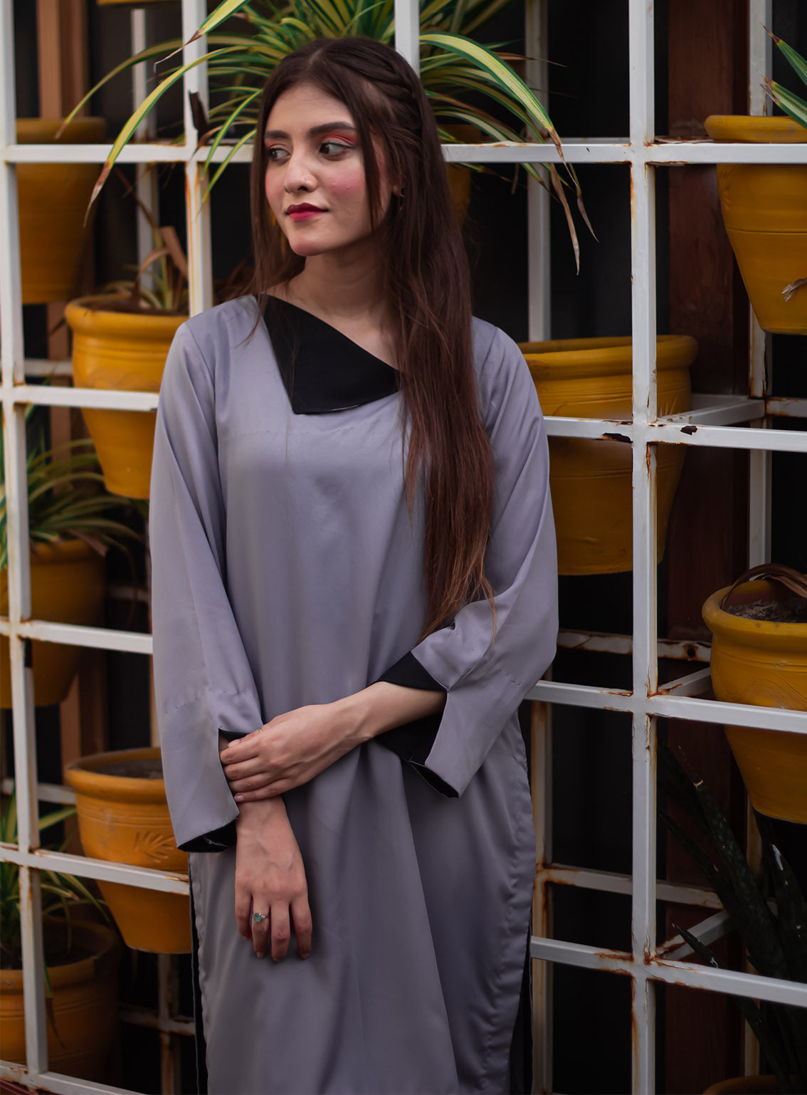 Zauk Printed Malai Georgette 2 Piece Stitched Suit ZK24RTW D-LAVA GRAY Zauk Printed Malai Georgette 2 Piece Stitched Suit ZK24RTW D-LAVA GRAY