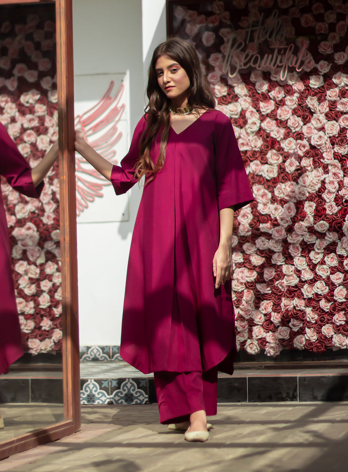 Zauk Printed Malai Georgette 2 Piece Stitched Suit ZK24RTW D-MAGENTA Zauk Printed Malai Georgette 2 Piece Stitched Suit ZK24RTW D-MAGENTA