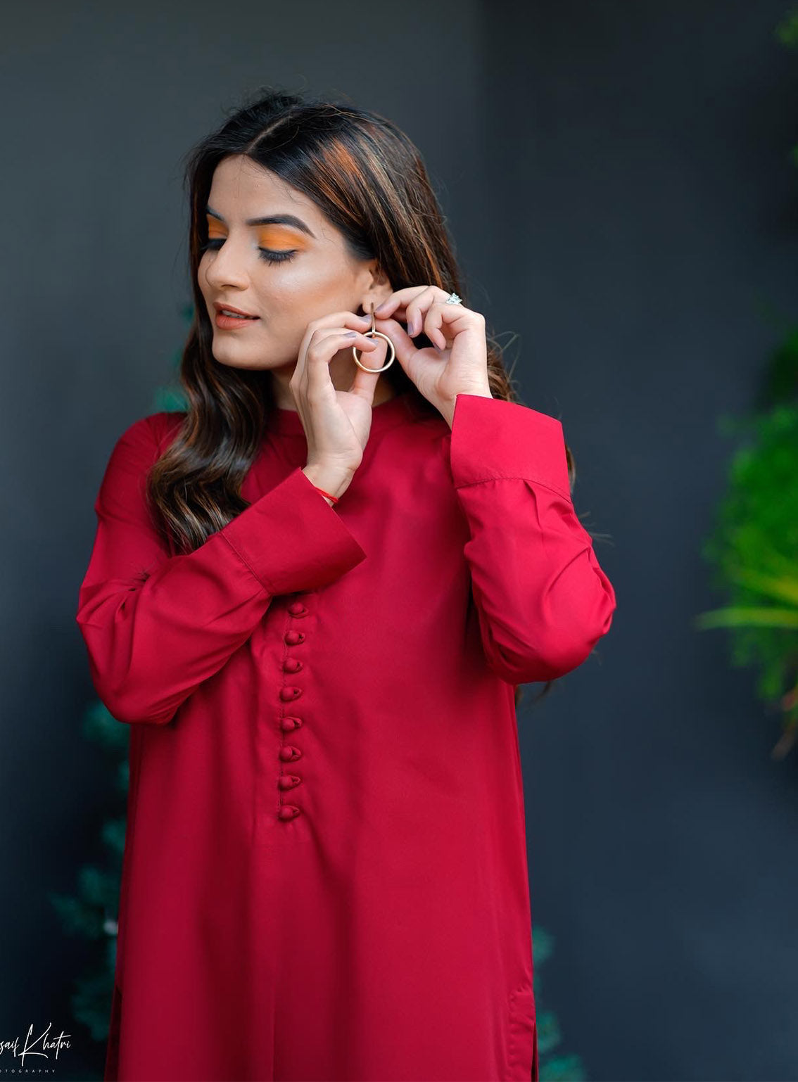 Zauk Printed Malai Georgette 2 Piece Stitched Suit ZK24RTW D-RED Zauk Printed Malai Georgette 2 Piece Stitched Suit ZK24RTW D-RED