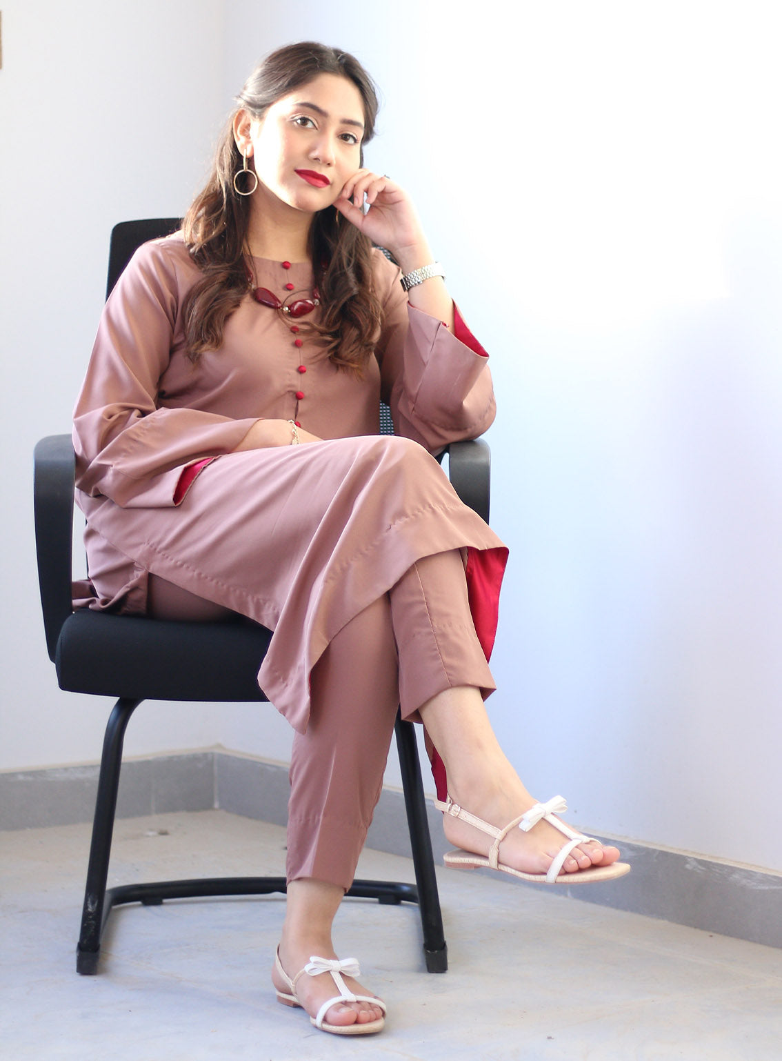 Zauk Printed Malai Georgette 2 Piece Stitched Suit ZK24RTW D-RUST Zauk Printed Malai Georgette 2 Piece Stitched Suit ZK24RTW D-RUST