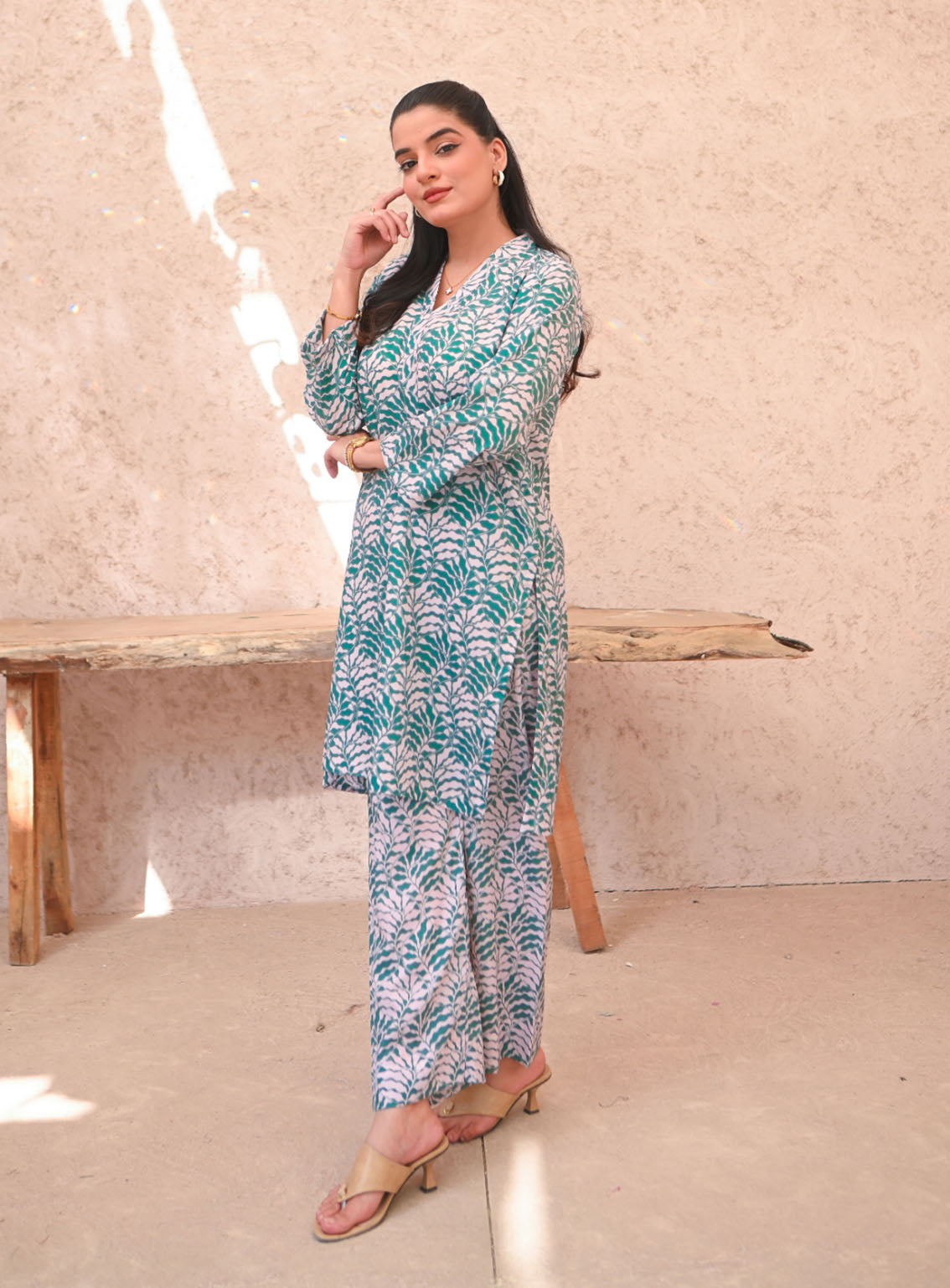 Zauk Printed Wrinkle Free Crepe 2 Piece Stitched Suit ZK24PE D-GRASS HOPPER Zauk Printed Wrinkle Free Crepe 2 Piece Stitched Suit ZK24PE D-GRASS HOPPER