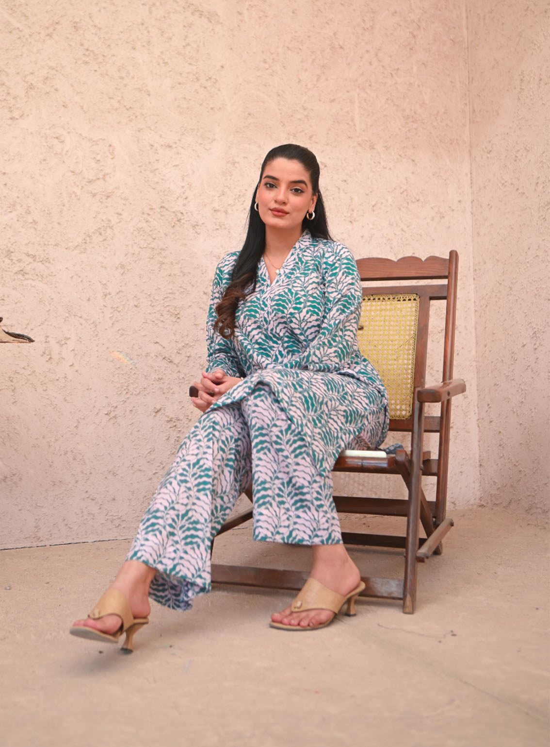 Zauk Printed Wrinkle Free Crepe 2 Piece Stitched Suit ZK24PE D-GRASS HOPPER Zauk Printed Wrinkle Free Crepe 2 Piece Stitched Suit ZK24PE D-GRASS HOPPER