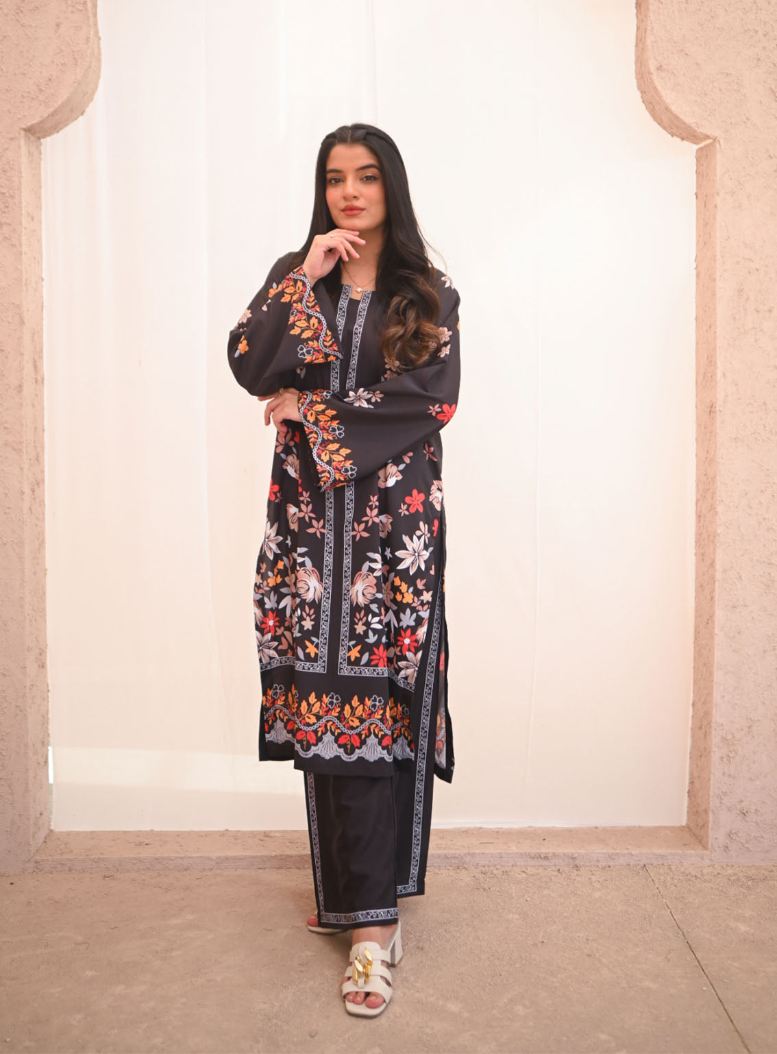 Zauk Printed Wrinkle Free Crepe 2 Piece Stitched Suit ZK24PE D-KARLA Zauk Printed Wrinkle Free Crepe 2 Piece Stitched Suit ZK24PE D-KARLA