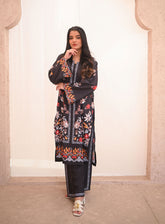 Zauk Printed Wrinkle Free Crepe 2 Piece Stitched Suit ZK24PE D-KARLA