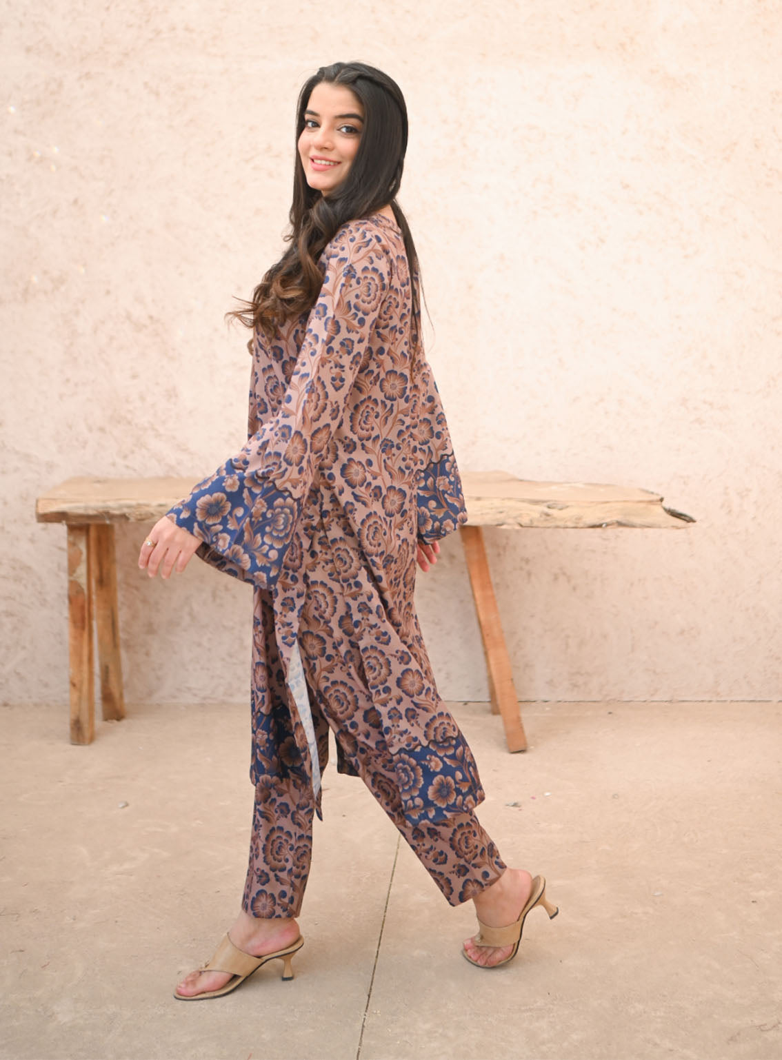 Zauk Printed Wrinkle Free Crepe 2 Piece Stitched Suit ZK24PE D-MUSHROOM Zauk Printed Wrinkle Free Crepe 2 Piece Stitched Suit ZK24PE D-MUSHROOM