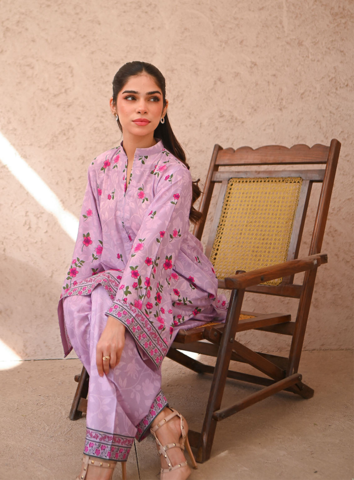 Zauk Printed Wrinkle Free Crepe 2 Piece Stitched Suit ZK24PE D-ROSE QUARTZ Zauk Printed Wrinkle Free Crepe 2 Piece Stitched Suit ZK24PE D-ROSE QUARTZ