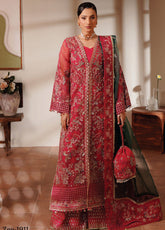 Zeenat By Maryam's Luxury Formals Embroidered Organza 3 Piece Unstitched Suit MY25ZLFV2 D-ZEE-1911 GRACIN