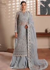 Zeenat By Maryam's Luxury Formals Embroidered Organza 3 Piece Unstitched Suit MY25ZLFV2 D-ZEE-1913 ZARQ
