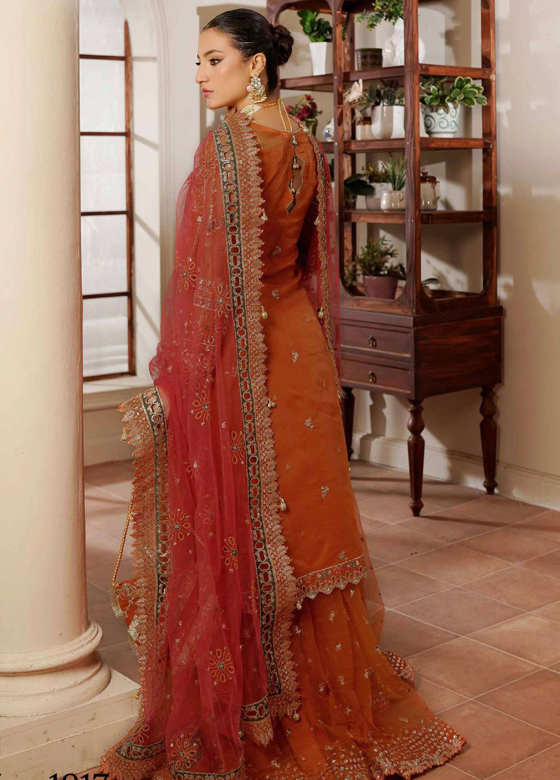 Zeenat By Maryam's Luxury Formals Embroidered Organza 3 Piece Unstitched Suit MY25ZLFV2 D-ZEE-1917 SITARAH Zeenat By Maryam's Luxury Formals Embroidered Organza 3 Piece Unstitched Suit MY25ZLFV2 D-ZEE-1917 SITARAH