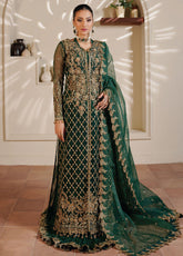 Zeenat By Maryam's Luxury Formals Embroidered Organza 3 Piece Unstitched Suit MY25ZLFV2 D-ZEE-1918 MEHKA
