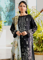 Zellbury Chikankari Lawn 3 Piece Unstitched Suit WUS25E30801