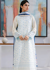 Zellbury Chikankari Lawn 3 Piece Unstitched Suit WUS25E30805