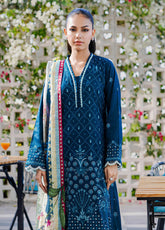 Zellbury Chikankari Lawn 3 Piece Unstitched Suit WUS25E30806