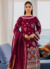 Zellbury Chikankari Lawn 3 Piece Unstitched Suit WUS25E30810