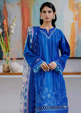 Zellbury Chikankari Lawn 3 Piece Unstitched Suit WUS25E30815