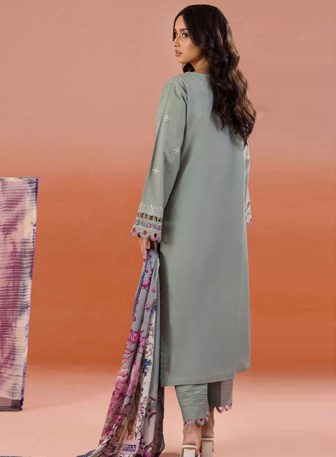 Zellbury Dyed Embroidered Cotton 3 Piece Unstitched Suit WUC25E30060 Zellbury Dyed Embroidered Cotton 3 Piece Unstitched Suit WUC25E30060