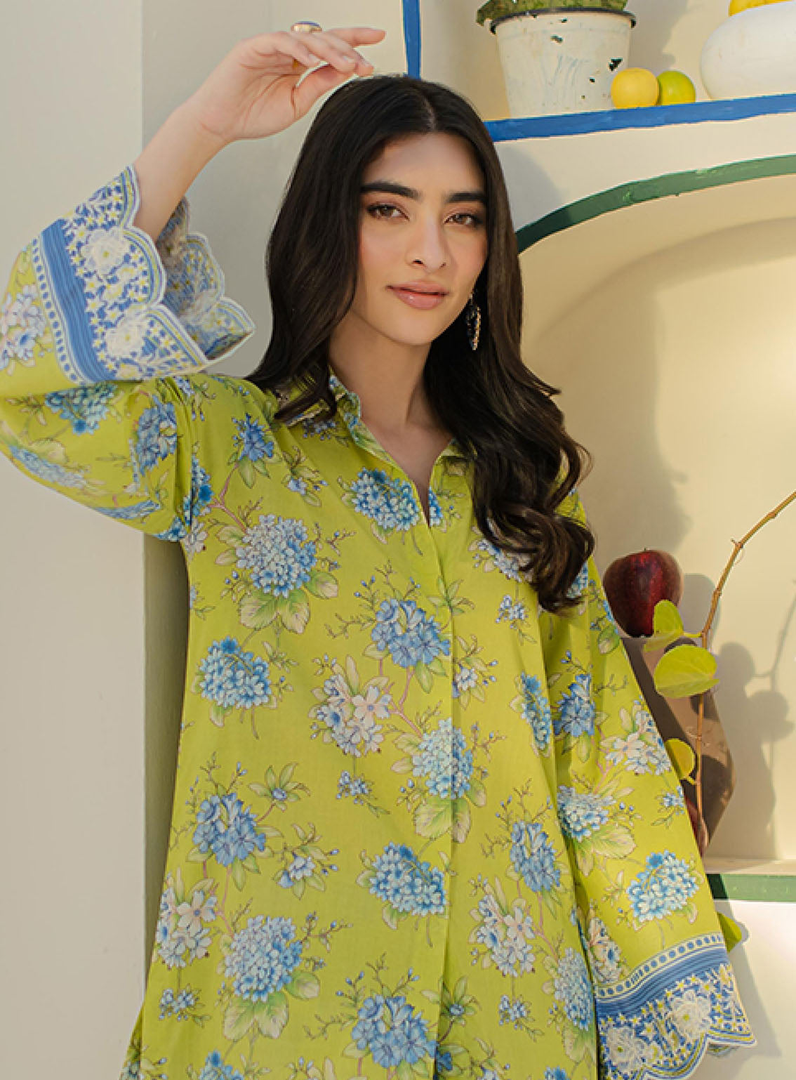 Zellbury Embroidered Cambric 2 Piece Unstitched Suit WUC24E20104 Zellbury Embroidered Cambric 2 Piece Unstitched Suit WUC24E20104
