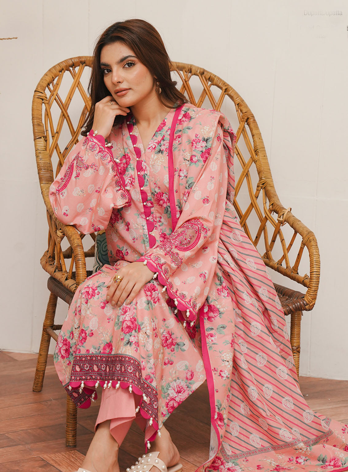 Zellbury Embroidered Cambric 2 Piece Unstitched Suit WUC24E20109 Zellbury Embroidered Cambric 2 Piece Unstitched Suit WUC24E20109