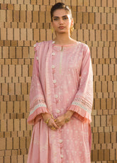 Zellbury Embroidered Chikankari Cotton 3 Piece Unstitched Suit WUC25E30072