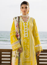 Zellbury Embroidered Chikankari Cotton 3 Piece Unstitched Suit WUC25E30073