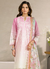 Zellbury Embroidered Chikankari Cotton 3 Piece Unstitched Suit WUC25E30083