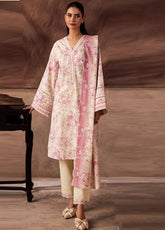 Zellbury Embroidered Textured Khaddar 3 Piece Unstitched Suit WUW24E30312