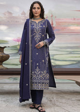 Zellbury Embroidered Zari Khaddar 3 Piece Unstitched Suit WUW24E30409