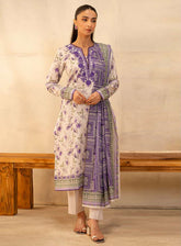 Zellbury Printed Lawn 2 Piece Unstitched Suit WUS25E20022