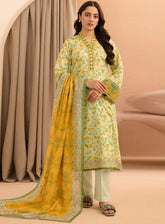 Zellbury Printed Lawn 2 Piece Unstitched Suit WUS25E20104