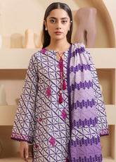 Zellbury Embroidered Lawn 2 Piece Unstitched Suit WUS25E20241